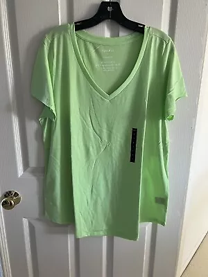 $9.99 • Buy Torrid Women's Classic Fit V-neck Paradise Green T-Shirt Tee Blouse Various Size