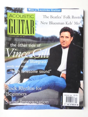£4.99 • Buy Acoustic Guitar Magazine #50  - February 1997  Keb Mo Vince Gill Rock Rhythm ++