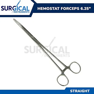 6  Straight Hemostat Forceps Locking Clamps Stainless Steel German Grade • $6.99