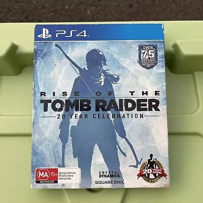 Rise Of The Tomb Raider 20 Year Celebration PS4 SONY PLAYSTATION 4 Complete PS4 • $26