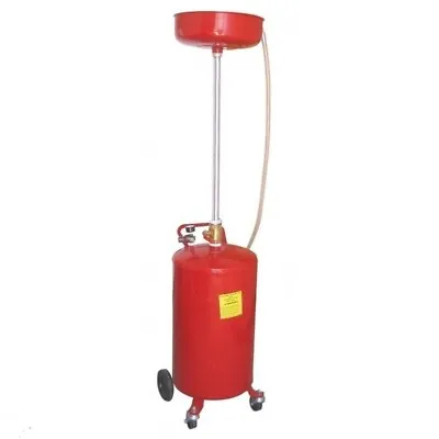 $179.99 • Buy 20 Gallon Portable Oil Drain Tank Air Operated Transfer Drainer W/ Adjust Funnel