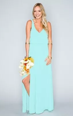 Show Me Your MuMu Kendall Maxi Dress XX-Large In Sea Glass New XXL • $45