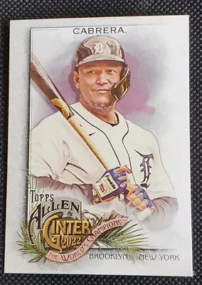 2022 Topps Allen & Ginter #98 Miguel Cabrera Detroit Tigers • $0.99