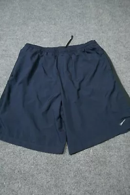 Nike Shorts Mens Medium Blue Outdoors Run Workout Lined Lightweight Stretchy 34W • $10