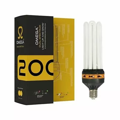 OMEGA DUAL SPECTRUM 125W 200W 300W 450W CFL Bulbs High Output Hydroponics • £24.50