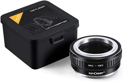 K&F Concept Lens Mount Adapter For M42 Lens To Sony NEX Alpha E-Mount Cameras • $19.99