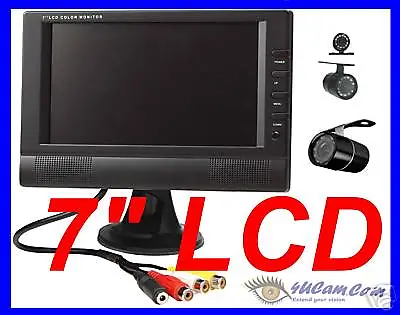 7  LCD Monitor Wireless Rearview Backup Car RV Trailer IR Night Vision Camera • $189.92