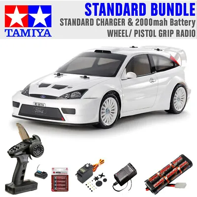 Tamiya RC 58724 2003 Ford Focus RS Custom (TT-02) 1:10 RC Standard Wheel Bundle • £202.95