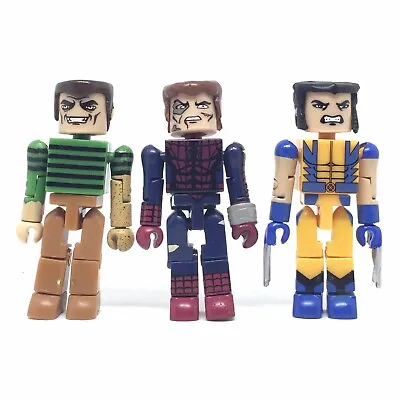 Diamond Select Toys Marvel Minimates Spider-Man Sandman Action Figure Bundle Set • £14.99