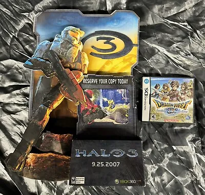 HALO 3 Original Vintage Countertop Mini Standee Xbox 360 Sticker Included • $369.99