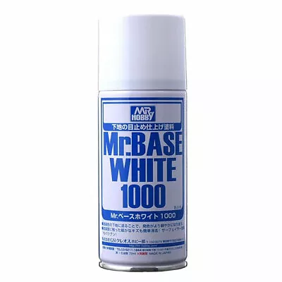  GSI Creos - Mr Hobby #B518 Mr. Base White 1000 Spray Primer (170ml) • $16.99
