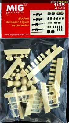 Mig Productions 35318 Modern US American Figure Accessories 1/35 Scale Resin Kit • £14.95