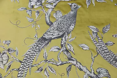 ZOFFANY CURTAIN FABRIC DESIGN DESIGN  Darnley Toile Velvet  3.6 METRE TIGERS EYE • £257.99