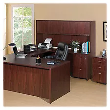 Lorell LLR69395 Pedestal- Box-Box-File- 16in.x22in.x28-.25in.- Mahogany • $364.60