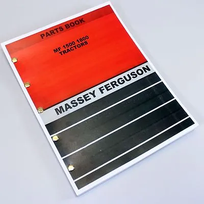 Massey Ferguson 1500 1800 Tractor Parts Catalog Manual Exploded View Assembly • $29.97