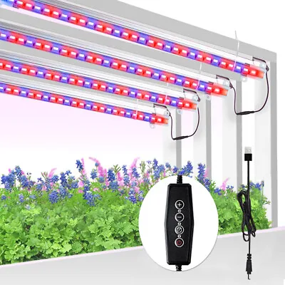 £15.49 • Buy LED Grow Lights Strips Full Spectrum For Indoor Plants Growing Seedling Veg Lamp