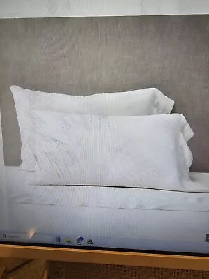 RH Restoration Hardware Italian Heritage Washed Linen King Pillowcase Set  Natl • $89.99