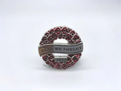 £3.19 • Buy 2021 Wreath Of Poppies Pin Badge Brooch Enamel Remember Veteran Soldier