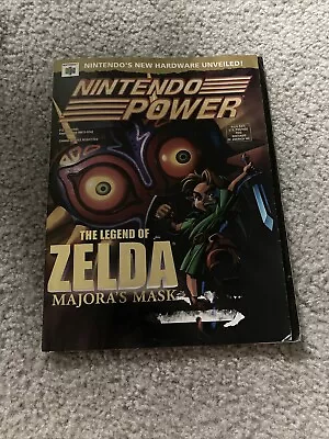 The Legend Of Zelda Majoras Mask Nintendo Power 137 With Poster And Inserts RARE • $44