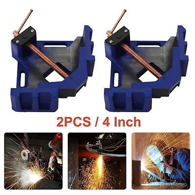2 Pcs 4 90 Degree Right Angle Corner Clamps Woodworking Welding Clamping Tool • $63