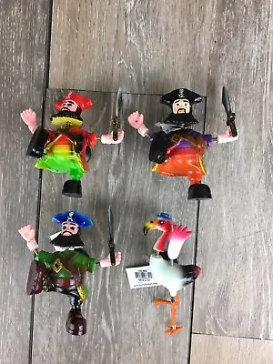 CoTa Global Bobble Refrigerator Magnets Lot Of 4 Pirates And Flamingo • $5.99