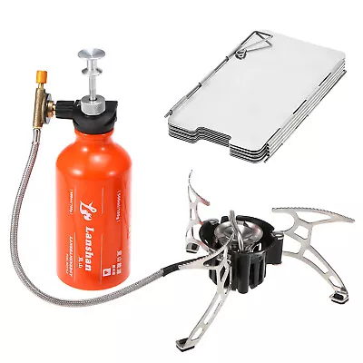   Camping Multi Fuel Oil  With 500ml Gasoline Fuel Bottle J3L2 • $55.39