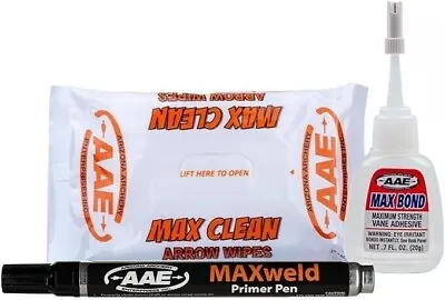 AAE Archery Max Adhesive Fletching Kit - MXKIT • $29.50