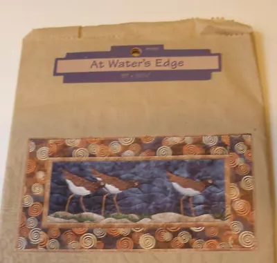 McKenna Ryan AT WATER'S EDGE Sandpipers Quilt Pattern Pine Needles UNUSED • $11.99