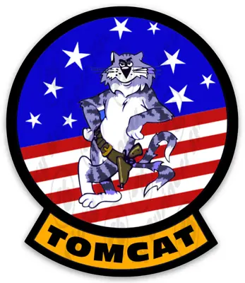 US Navy F-14 Fighter Pilot Tomcat Sticker • $3.99