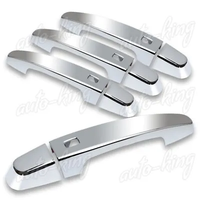 8pcs Mirror Chrome Door Handle Cover Caps Trim Fit 2016-2019 Chevy Malibu/volt • $18.75