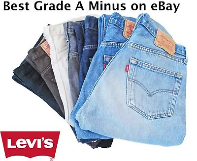 Vintage Levis 501 Jeans Grade A Minus  W30 W32 W34 W36 W38 W40 • £27.95
