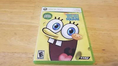 Spongebob's Truth Or Square (Microsoft Xbox 360) Tested Cover Damage • $15