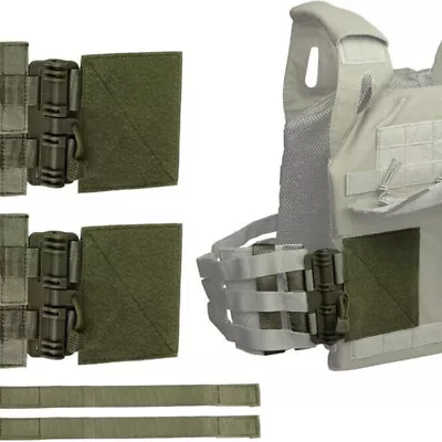 Tactical Vest MOLLE Quick Release Buckle Tube Cummerbund Adapter Kit For Plate  • $17.45