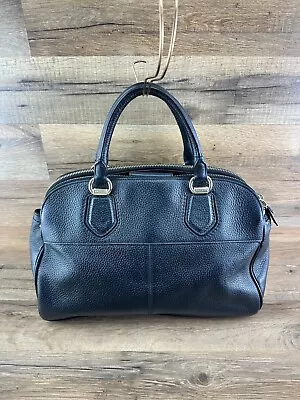 Vintage Cole Haan Black  Leather Handbag Satchel • $39