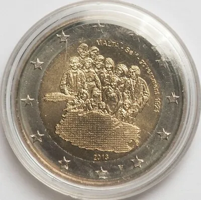 Malta 2 Euro 2013 Self Government With Mintmark (#7362) • $23.73