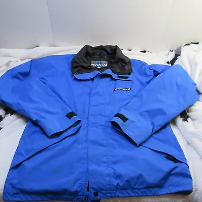 Vintage 90s Moonstone Goretex Jacket Adult Medium Blue Black Zipper Normcore • $35