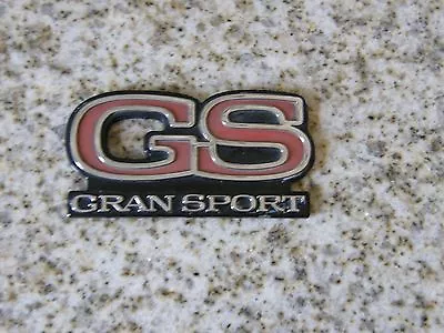 BUICK GS GRAN SPORT Trunk Emblem 1988-96 GM Plastic Chrome FREE ShipN 48 States • $14.99