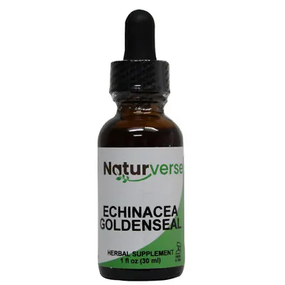 Echinacea-Goldenseal Complex Liquid Extract 1 Oz By Naturverse • $12.37
