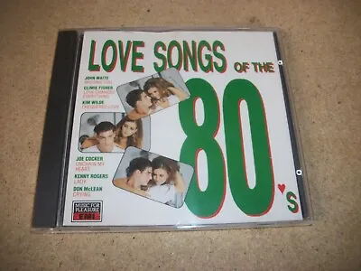 VARIOUS- LOVE SONGS OF THE 80s CD ALBUM WITH/WITHOUT CASE • £1.99