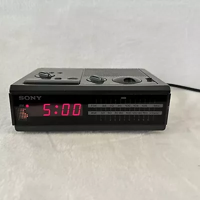 📻 VTG Sony Dream Machine ICF-C2W Retro Digital Alarm Clock Radio Tested & Works • $23.80