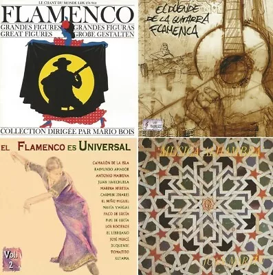 Four CDs Of Flamenco - Juan Martin / Angel Cuerdas / Paco De Lucia Etc • £8.99