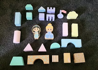 Disney Frozen Wooden Princess Castle And Block Set • $50