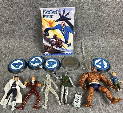 Marvel Legends Toybiz Fantastic Four And Dr. Doom 2004 Action Figure Set • $64.98