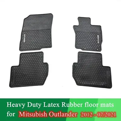 Heavy Duty Waterproof Rubber Floor Mats For Mitsubishi Outlander 2012 - 07/2021 • $85
