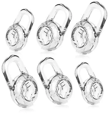 $8.80 • Buy 6 Clear Small Medium Large Eargels For PLANTRONICS Discovery 925 975 Wireless...
