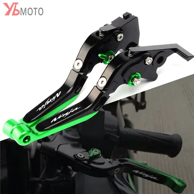 For KAWASAKI ZX-6R ZX-6R 636 NINJA Folding Extendable Brake Clutch Levers CNC • $32.39