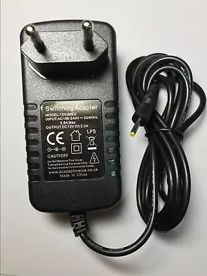 EU 12V Mains AC Switching Adapter Charger For CUBE U30GT1 (Quad Core) Tablet PC • £11.45