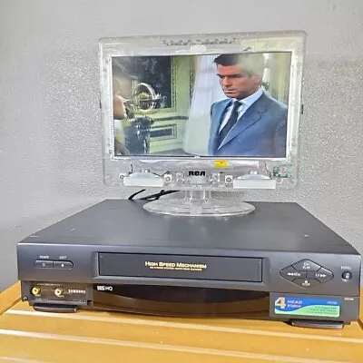 Samsung VR5706 VCR Vhs Player 4 Head HI-FI Stereo MTS VHS HQ - FULLY Tested • $34.97