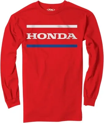 Factory Effex Honda Stripes Long Sleeve Shirt Motorcycle ATV/UTV Street Bike PWC • $31.78
