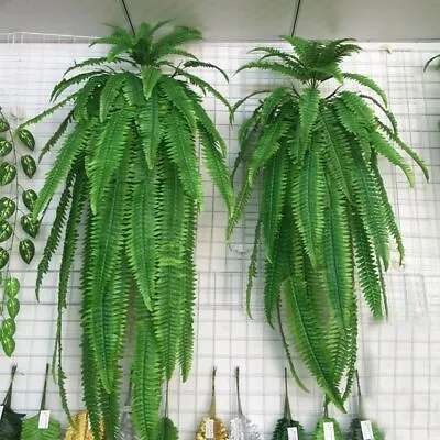 Artificial Persian Leaves Green Fern Plant  Wall Hanging Home Garden Decor AU • $17.20